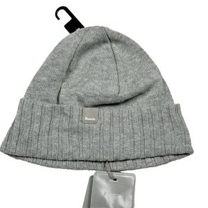 BENCH Beanie Fold Skull‎ Cap 100% Cotton Fisherman Cap Unisex One Size Gray NWT